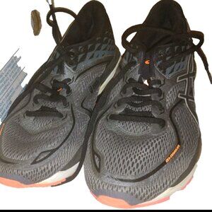 ASICS Women Gel Cumulas 19 Running Black/Orange SZ:9.5 Shoes Good Christmas Gift